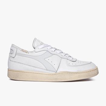 Diadora Heritage Mi Basket Row Cut Biele / Modre - Panske Tenisky